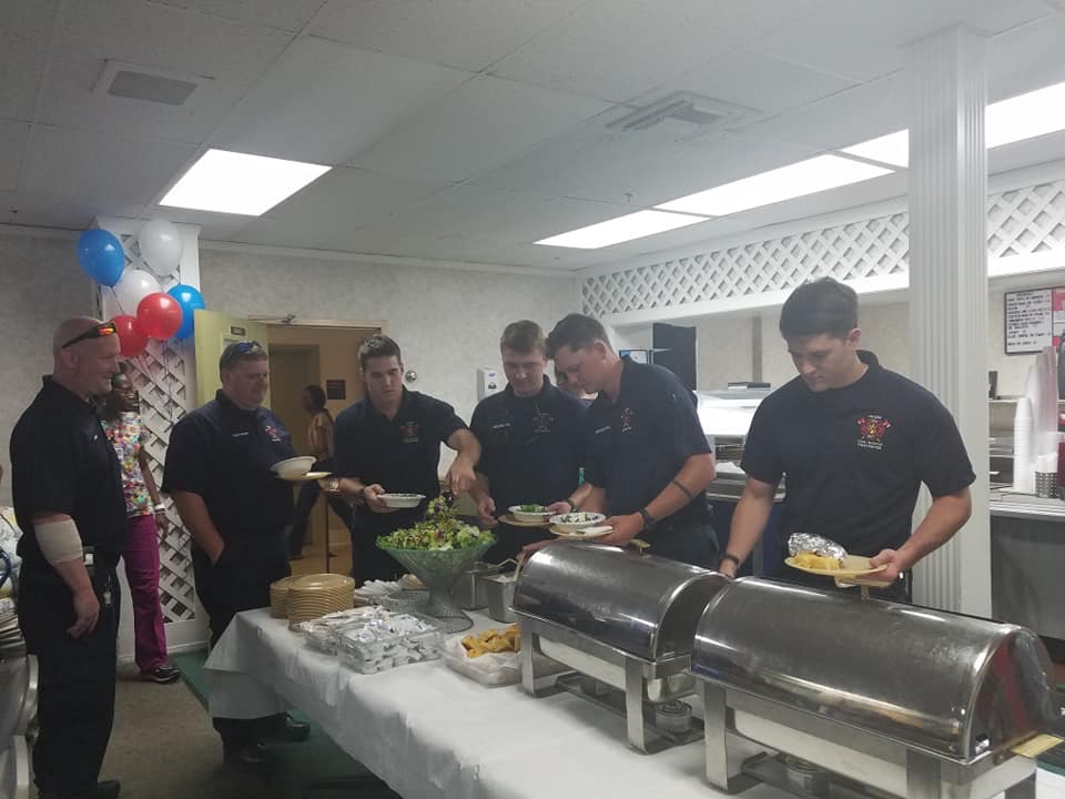 Members of the Ozark Fire Department at EMS appreciation dinner at Dale Medical Center.Members of the Ozark Fire Department at EMS appreciation dinner at Dale Medical Center.